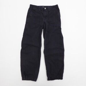 Levis 94 Baggy Jeans Womens Size 25 Black Cotton Cargo Style